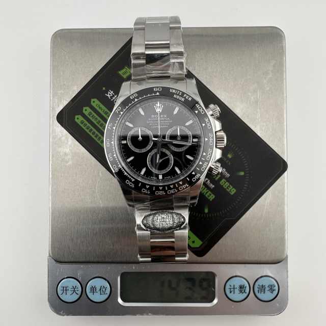 Clean廠勞力士地通拿m126500ln-0002黑陶地4131實拍