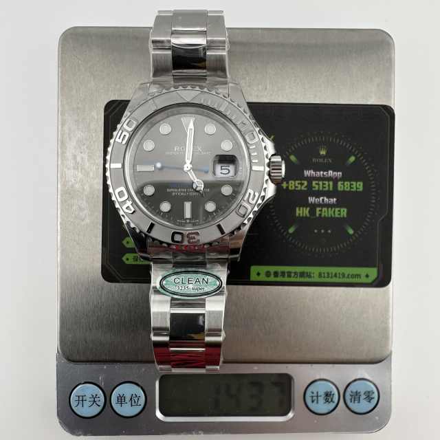 Clean廠勞力士遊艇名仕m126622灰遊艇實拍