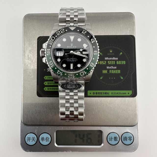 Clean廠勞力士GMT左撇子126720雪碧圈五珠鏈