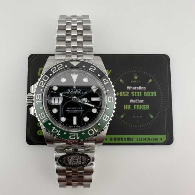 Clean廠勞力士GMT左撇子126720雪碧圈五珠鏈