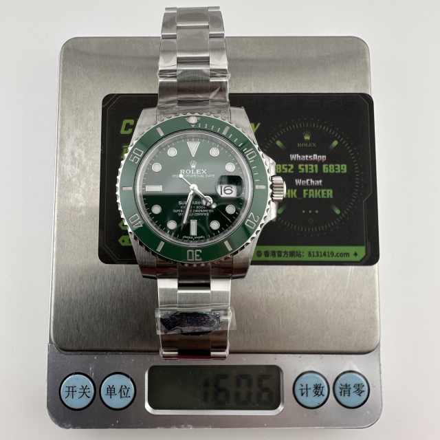 Clean廠勞力士116610lv綠水鬼V5版