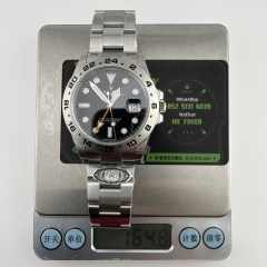 C廠勞力士探險家二代m226570-0002黑面實拍