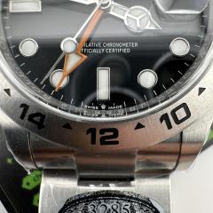 C廠勞力士探險家二代m226570-0002黑面實拍