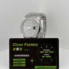 C廠勞力士日誌型系列m126334-0014灰面