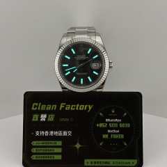 C廠勞力士日誌型系列m126334-0014灰面