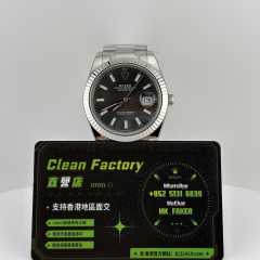 C廠勞力士日誌型系列m126334-0014灰面