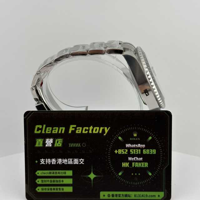 Clean廠勞力士GMT系列m126710grnr-0004黑灰圈綠針
