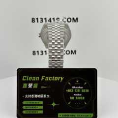 Clean廠勞力士日誌m126334-0032藍面坑紋