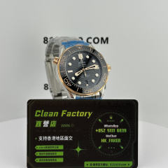 VS廠歐米茄海馬300系列玫瑰金黑面