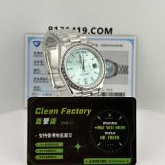高仿勞力士Day-Date/m228396tbr-0002冰藍DD配重私人定製