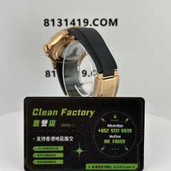 Clean廠官網勞力士玫瑰金遊艇名仕126655膠帶款實拍