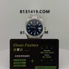 Clean廠/C廠勞力士日誌m126234-0017藍面36mm