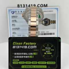 私人訂製Clean廠沙士圈m126711升級18K包金案例參考