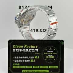 QF廠勞力士地通拿V5配重版m126506-0001冰藍地背透4131機芯