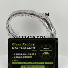 QF廠勞力士地通拿V5配重版m126506-0001冰藍地背透4131機芯