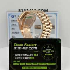 高仿勞力士Day-Date/m228235-0025玫瑰金DD配重私人訂製18K包金