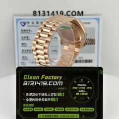 高仿勞力士Day-Date/m228235-0025玫瑰金DD配重私人訂製18K包金