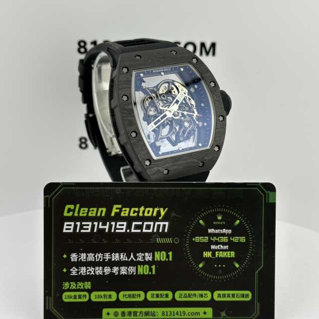 BBR廠Richard Mille高仿RM055/V4版本黑色一體機芯