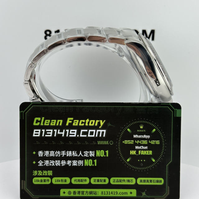 C廠勞力士冰藍地m126506-0002背透上海4131機芯