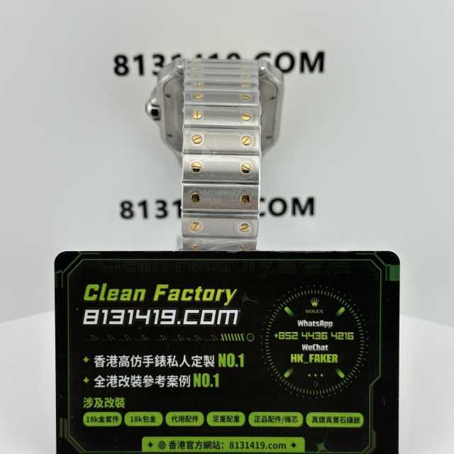 THB廠卡地亞山度士間金/半金男士腕錶