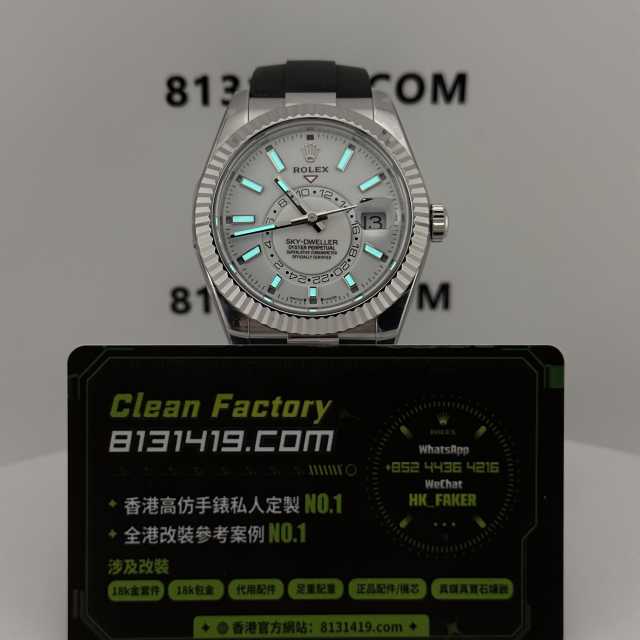 ZF廠勞力士天行者m336239-0003白金配重187克