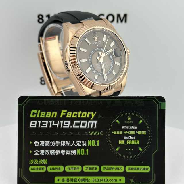 ZF廠勞力士天行者m336235-0002玫瑰金配重187克