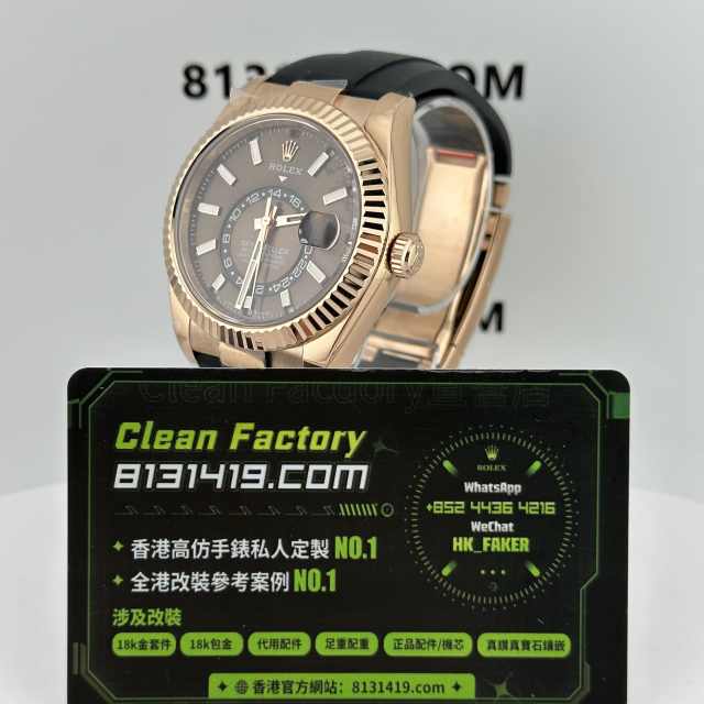 ZF廠勞力士天行者m336235-0002玫瑰金配重187克