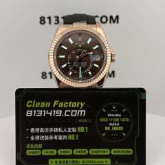 ZF廠勞力士天行者m336235-0002玫瑰金配重187克