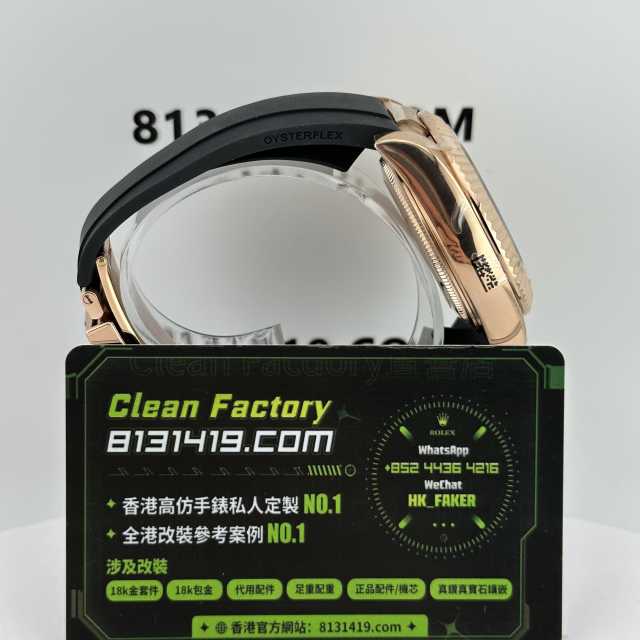 ZF廠勞力士天行者m336235-0002玫瑰金配重187克