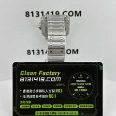 BV廠Cartier/卡地亞山度士系列男女同款35.1mm白色