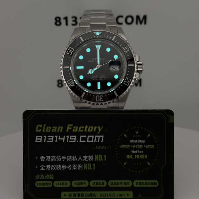 Clean廠勞力士海使型系列單紅鬼王126600新款