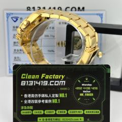 高端私人訂製高仿地通拿m116508綠金地足重209克滿配改裝