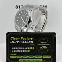 Clean廠/C廠勞力士日誌m126334-0017黑面