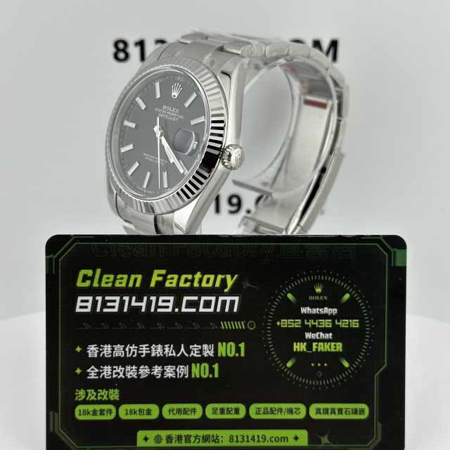 Clean廠/C廠勞力士日誌m126334-0017黑面