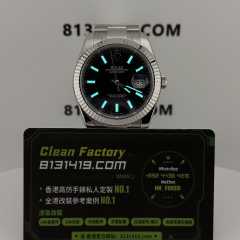 Clean廠/C廠勞力士日誌m126334-0017黑面