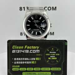 Clean廠/C廠勞力士日誌m126334-0017黑面