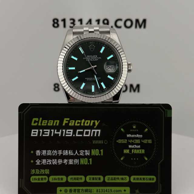Clean廠/C廠勞力士日誌m126334-0028薄荷綠41mm