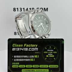 Clean廠/C廠勞力士日誌m126334-0028薄荷綠41mm