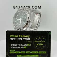 Clean廠/C廠勞力士日誌m126334-0028薄荷綠41mm