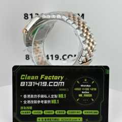 A+廠勞力士日誌m126281rbr-0009半金貝母36mm