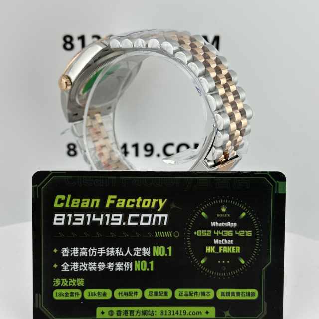 A+廠勞力士日誌m126281rbr-0009半金貝母36mm