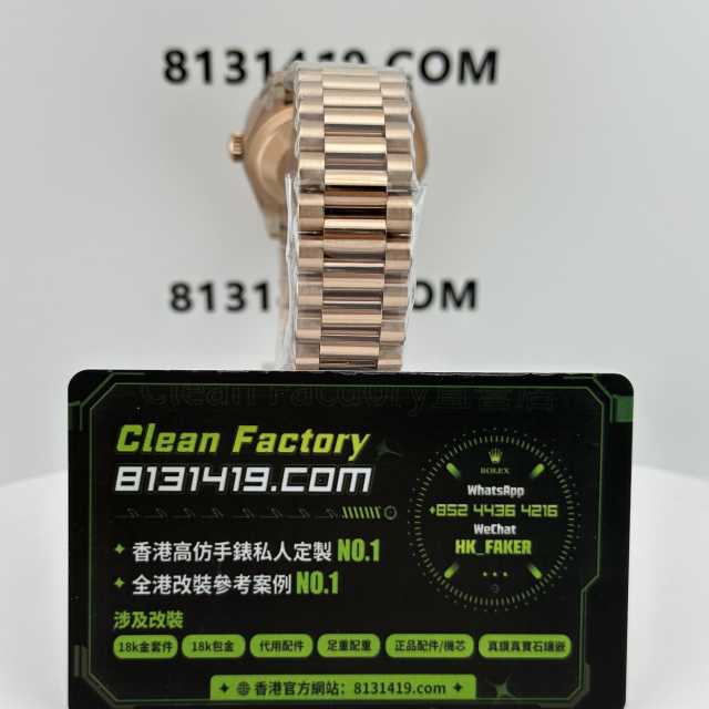 配重版高仿勞力士Day-Date系列m128345rbr-0028貝母146克
