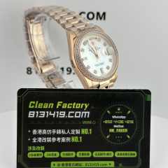 配重版高仿勞力士Day-Date系列m128345rbr-0028貝母146克