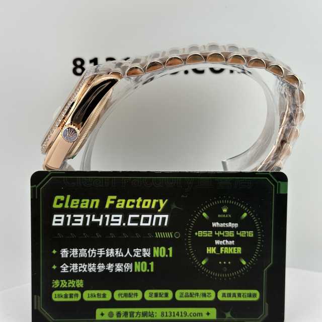 配重版高仿勞力士Day-Date系列m128345rbr-0028貝母146克
