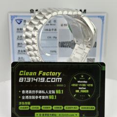 高端訂製高仿勞力士DayDate系列m128239-0023煙熏藍18K包金