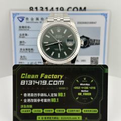 Clean廠勞力士日誌m126334-0028薄荷綠18K包金升級