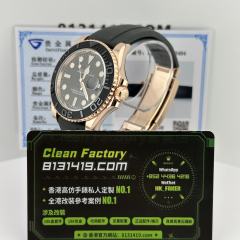 私人訂製高仿勞力士遊艇m126655-0002玫瑰金配重147克