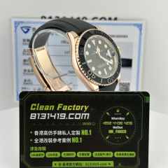 私人訂製高仿勞力士遊艇m126655-0002玫瑰金配重147克