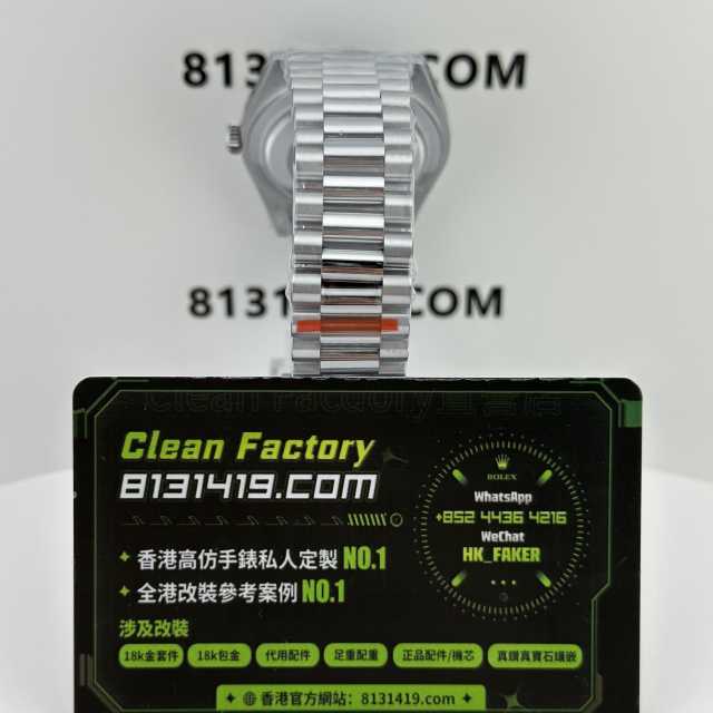 高仿勞力士Day-Date系列m228239-0076煙熏藍配重185克