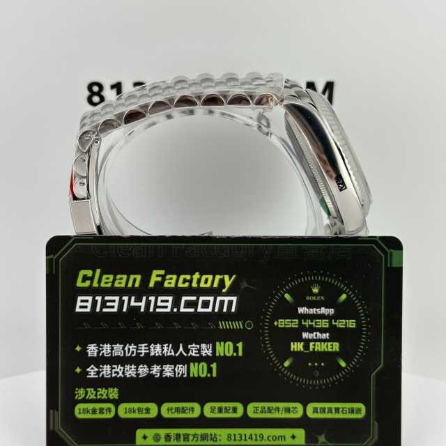 Clean廠勞力士日誌型系列m126234-0045綠蘿(溫佈頓)